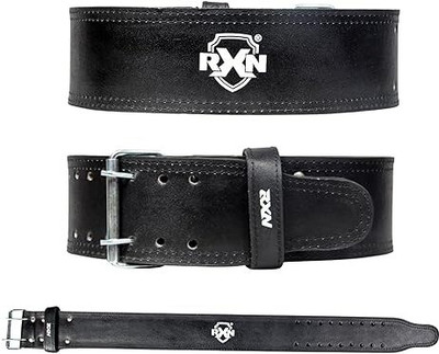 RXN Powerlifting Belt, 13mm Weight Lifting Belt for Heavy Weightlifting Weight Lifting Belt(Black)