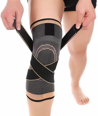 Xfinity Fitness Dual strap compression knee sleeve cap support for men and women (pack of 1) Knee Support
