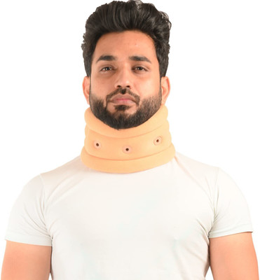 K SQUARIANS Cervical Collar | Neck Support Collar for Men & Women | Cervical Pain Relief Neck Support(Beige)