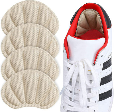 FLOSTRAIN 4Pcs Heel Liner Cushions Insoles Grip Pads Heeled Silicone Inserts Heel Support