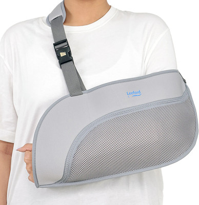 Leeford Arm Sling Baggy , Comfortable Fit for Fractured Arm |Pack of 1-XL Size for Arm Support(Grey)