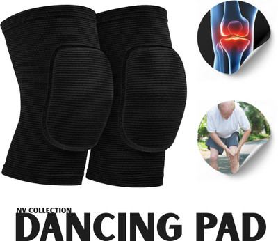 CTC CREATION Motion-Adaptive Dance Knee Braces for All Levels Knee Support(Black)