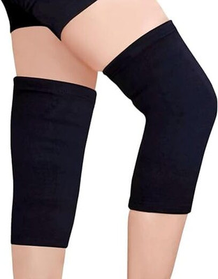 SAWellness Adjustable Knee Pad for Joint Support, Pain Relief & Injury Recovery Knee Support(Black)