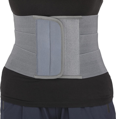 SwastikMart Abdominal Support Compression Belt Ideal for Post-Surgery Recovery, Back Support Abdominal Belt(Grey, Black)