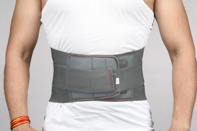 trendy store N-Lumbo Sacral (L.S Belt) Corset- Back Pain Belt Lumbar Support Waist Suppo-72 Back / Lumbar Support(Grey)