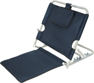 Complete Care Adjustable Bed Back Rest, Portable Back Support for Bed with Soft Cushion Back / Lumbar Support(Blue)