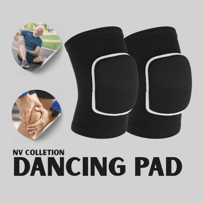 NV COLLECTION AirLite Dance Knee Shields for Floating Moves Knee Support(Black)