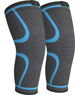 FY Sports Knee Compression Sleeve for Men and Women Knee Support Brace for Running Knee Support(Blue)