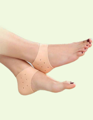 Events Framer A1-Silicone Gel Heel Socks for Swelling and Pain Relief-A32 Heel Support(Beige)