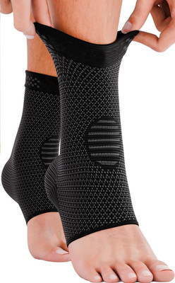 keycraze (pac of 2) Ankle Support Brace Adjustable Sleeves - for Men Women Elbow Support
