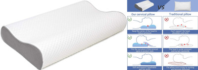 ANUSHKA ENTERPRISE Memory Foam Toons & Characters Sleeping Pillow Pack of 1(White)