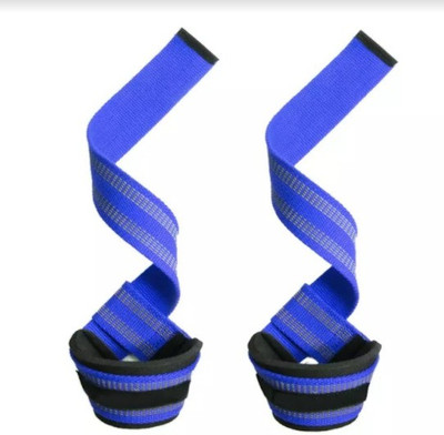Fitcozi Power Gym Training Padded Straps / Weight Lifting Hand Bar Belts Wrist Support(Purple)