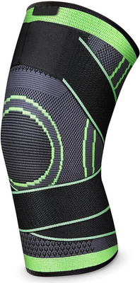 sachi sports Knee Compression Sleeve for Men and Women Knee Support Brace for Running Knee Support(Green)