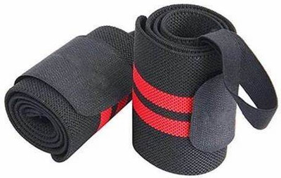KAMPALA Wrist Wrap Gym Training Exercise Hand Band with Adjustable Size (1 Pair SS012) Wrist Support(Multicolor)