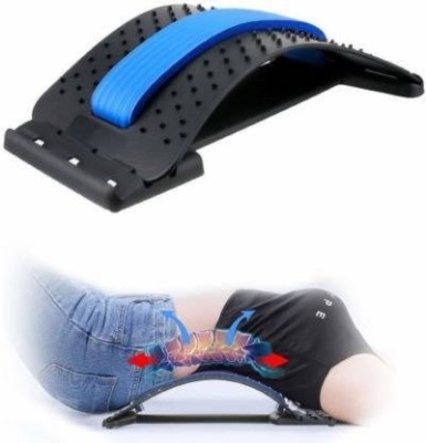 ALORNIKA Magic Back Support 3 Levels Adjustment Stretcher Pain Back / Lumbar Support(Black)