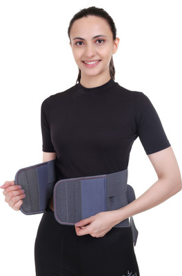 Mulkraj LSS-Waist Back LS for Back for MeLS &Wome130 Back / Lumbar Support(Grey)