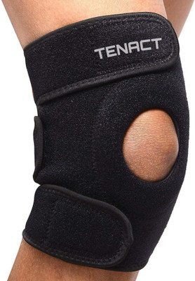TENACT Knee Support Brace open Patella Knee Joint Pain Relief & Sports for Men & Women Knee Support(Black)