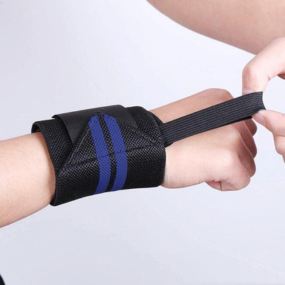 Glenora Wrist Wrap Gym Training Exercise Hand Band with Adjustable Size (1 Pair SS01) Wrist Support