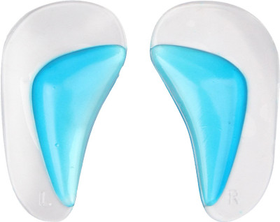 Rossella Non-slip pain Relief Foot Care Silicone Gel Arch Support Pad Cushion for Women Foot Support(Blue)