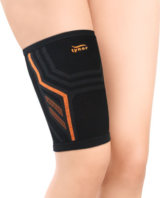 TYNOR Thigh Support Air Pro, Black & Orange, Large, 1 Unit Supporter(Orange)