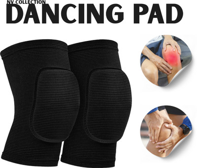 NV COLLECTION Gliding Knee Protection for Fluid Dance Transitions Knee Support(Black)