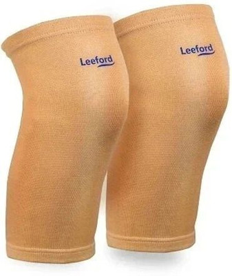 Leeford Premium Knee Cap | 4-Way Stretch, Warmth, & Stability | Prevents Injury Knee Support(Beige)