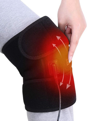 Voltegic Heated Knee Pads For Arthritis, Heated Knee Massage Wrap Knee Support(Black)