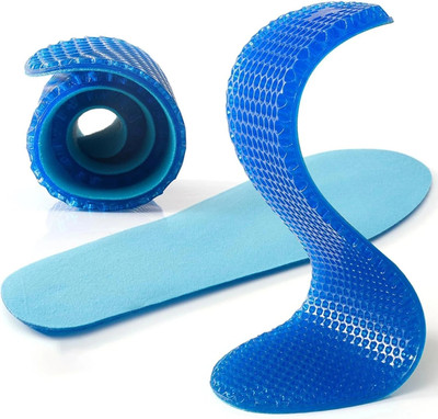 KGBTREADS gel insole men Insole(Blue)