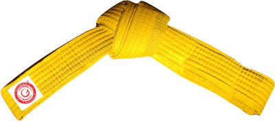Gillz Sports Yellow Judo/Karate/Taekwando Martial Arts Belt Abdominal Belt(Yellow)