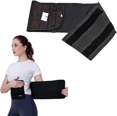 SELVA Lower Back//Abdominal Belt Men & Women Back / Lumbar Support(Black)