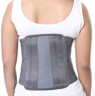 Mulkraj Ortho N-Abdominal Support Belt Lumber Sacral Support Belt back pain relief Waist -48 Back / Lumbar Support(Grey)