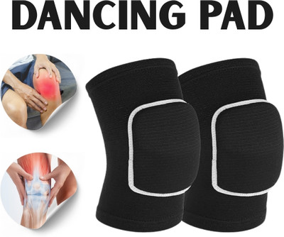 meetanshcollection Gold Dancing Pad for Knee Protection Knee Support(Black)