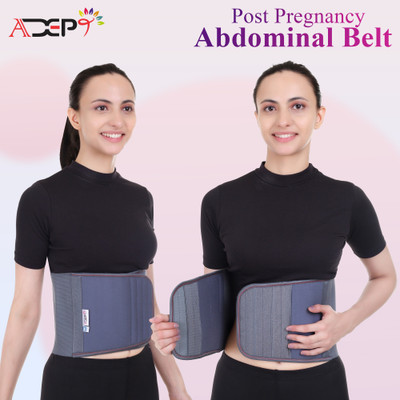Balaraka N-Abdominal Belt After Delivery For Tummy Reduction, Post Pregnancy waist s-23 Back / Lumbar Support(Grey)