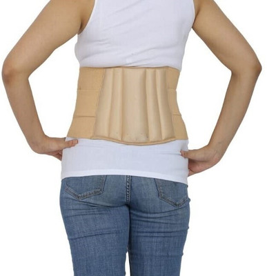 trendy store Lumber Sacral (L.S) Support Belt (Waist & Back Support Belt) for Men & Women,82 Back / Lumbar Support(Beige)