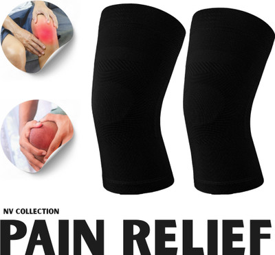 NV COLLECTION Pain-Control Knee Wrap with Focused Pressure Zones Knee Support(Black)
