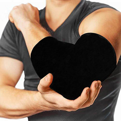 uRock Elbow Support for Gym Elbow Band For Pain Relief Elbow Support(Black)
