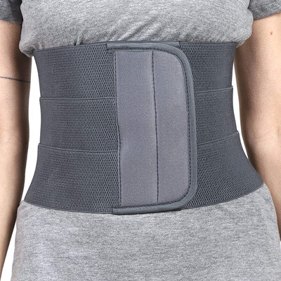 Mulkraj Ortho Mro-N-Abdominal Belt C-Section tummy reduction for Women Lumber -38 Back / Lumbar Support(Grey)