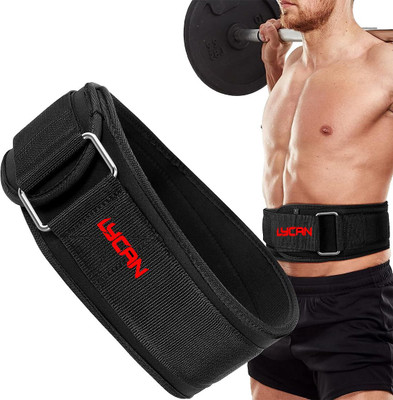 LYCAN 4 Inch Wide Weight lifting Gym Belt Back Support For Men and Women Back / Lumbar Support