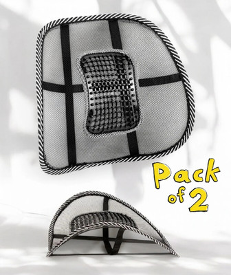 Cameron Comfortable Acupressure Back Support Rest Cushion for Office and Car Seats Back / Lumbar Support(Black)