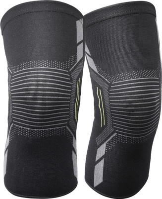 HouseOfCommon Knee Support | Knee Brace | Perfect Stability & Targeted Compression | Gym Knee Support(Black)