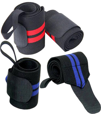 Shengshou Red And Blue premium Wrist Wrap Combo Wrist Support