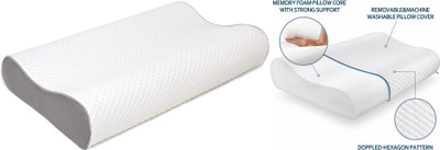 RUSHABH ENTERPRISE Memory Foam Birds Sleeping Pillow Pack of 1(White)