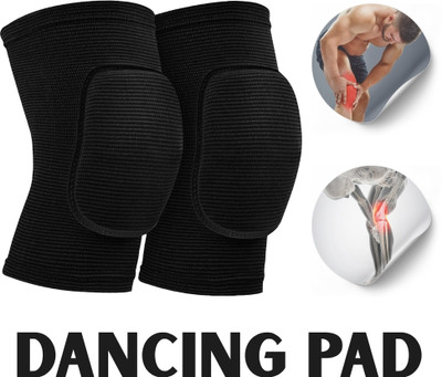 meetanshcollection Pliable Knee Shields Designed for Choreography Knee Support(Black)