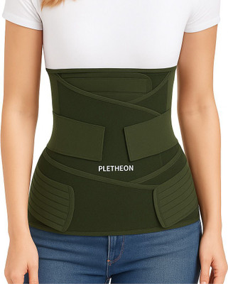 PLETHEON Belt after delivery for tummy reduction Shapewear Post pregnancy belt Abdominal Belt(Green)