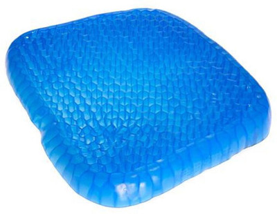 Fitaza Rubber Gel Soft Egg Cushion Breathable Honeycomb Seat Flex Pillow Back / Lumbar Support(Blue)