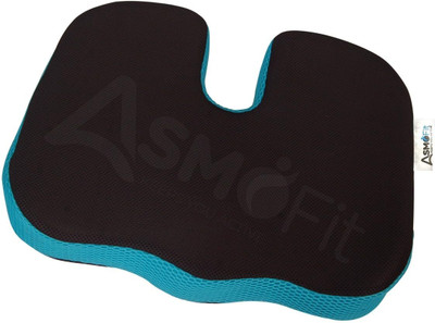Asmofit Coccyx Non-Slip Orthopedic Memory Foam Cushion for Tailbone, Spinal & Lower Back Back / Lumbar Support
