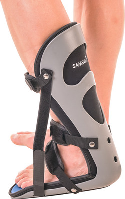 SAMSON PF Night Splint S | for Plantar Fasciitis, Foot Pain Relief Splints(Black)