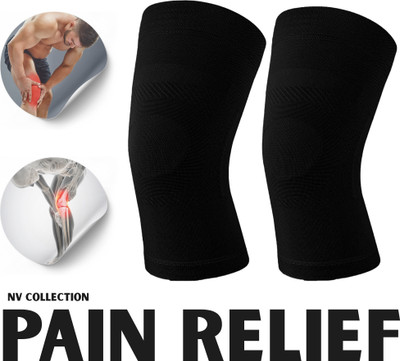 NV COLLECTION Cross-Lock Support Knee Brace for Pain Control Knee Support(Black)