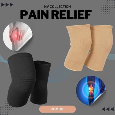NV COLLECTION Black&Brown ProComfort Knee Cap Twin Pack Knee Support