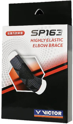 VICTOR SP 163-XL Highly Elastic Brace Elbow Support(Black)